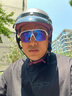 RUDY PROJECT運動眼鏡智能變色騎行太陽鏡馬拉松越野跑步護目鏡禮物SPINSHIELD 半框/平光白/變色鍍膜紫（送鏡盒 曬單實拍圖