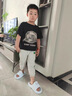 暖之緣卡通積木像素兒童拖鞋夏季新款2025男女童室內(nèi)防滑中大童親子涼拖 浮冰藍(lán) 32.5 （內(nèi)長(zhǎng)21cm適合腳長(zhǎng)20cm） 曬單實(shí)拍圖
