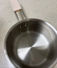 小熊（Bear）奶鍋 316L不銹鋼嬰兒寶寶輔食鍋小奶鍋加厚CP-G0056-S01 16cm 曬單實(shí)拍圖