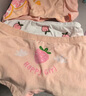 北極絨4條裝兒童內(nèi)褲女童發(fā)育期純棉女孩學(xué)生夏季薄平角短褲寶寶中大童 曬單實(shí)拍圖