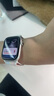Apple/蘋果 Watch Series 10 智能手表GPS款42毫米銀色鋁金屬表殼青云色回環(huán)式運(yùn)動(dòng)表帶MX1L3CH/B 曬單實(shí)拍圖