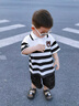 G.DUCKKIDS小黃鴨童裝男童夏季套裝新款兒童短袖上衣薄款夏裝小男孩衣服褲子 白色 130 尺碼7~8歲【120-130cm】 曬單實拍圖