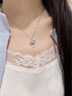 DTOTO999足銀項(xiàng)鏈女2025年新款夢(mèng)幻愛(ài)心星月吊墜送女友老婆生日禮物 夢(mèng)幻心月項(xiàng)鏈+品牌禮盒 曬單實(shí)拍圖