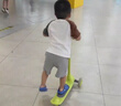 酷騎兒童滑板車大童滑行車溜溜車折疊款重力轉(zhuǎn)向發(fā)光輪3-10歲生日禮物 曬單實(shí)拍圖
