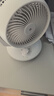 京東京造 [小云朵」空氣循環(huán)扇 廣角搖頭電風扇 家用節(jié)能桌面/臺式小風扇 輕音大風量 四季循環(huán)  白色款 曬單實拍圖