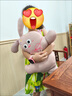 夏季涼感動(dòng)物抱枕夏季涼感冰絲透氣森林動(dòng)物狗狗抱枕女生睡覺(jué)臥室 【粉兔】涼感冰絲敲舒服【會(huì)降溫的抱枕】 含枕芯 60cm（可代寫(xiě)賀卡）一物多用1.0 曬單實(shí)拍圖