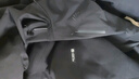 鴨鴨（YAYA）王一博同款冰殼沖鋒衣羽絨服女新款三合一戶(hù)外三防男短款外套HY 青光黑色 XL (180) 曬單實(shí)拍圖