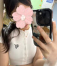 嵐玘白色短袖t恤女士夏季衣服新款2025年洋氣上衣顯瘦遮肚子時(shí)尚小眾 紐扣刺繡T恤【白色】 M 【建議90-105斤】 曬單實(shí)拍圖