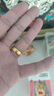 CRD克徠帝黃金對戒龍鳳戒男女戒情侶指環(huán)古法足金999實心節(jié)日禮物 10.5g|龍戒|HG00417 曬單實拍圖