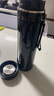 恩爾美（nRMEi）水杯男士大容量茶杯便攜車載辦公防摔耐高溫茶水分離泡茶玻璃杯子 商務黑1000ml【茶水分離+提繩】 曬單實拍圖