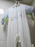 嬰兒連體衣夏款A(yù)類純棉寶寶外出服長袖薄款空調(diào)服哈衣爬服 兔斯基綠色-夏長袖連體衣 59cm [建議寶寶體重:5-9斤] 曬單實(shí)拍圖
