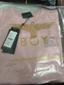 BOY LONDON【元?dú)馍倥磕信疃绦湎募痉凵珪r(shí)尚百搭潮牌休閑T恤 粉色 XL 曬單實(shí)拍圖