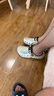 卡洛馳crocs 新款夏季波波鞋戶外防滑沙灘鞋男洞洞鞋男女休閑涼鞋一腳蹬 骨白色 42 M9W11/42-43碼 曬單實(shí)拍圖
