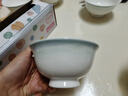 NINE CRANES景德鎮(zhèn)餐具碗組合家用米飯碗輕奢高溫陶瓷高級感4.5英寸飯碗10個 曬單實拍圖
