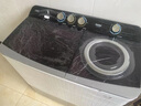 海爾（Haier）洗衣機(jī)雙缸雙桶 家用超大容量半自動(dòng)洗衣機(jī)波輪脫水甩干兩用洗脫分離雙筒強(qiáng)勁動(dòng)力老式以舊換新 15公斤黑色+雙電機(jī)+水電分離安全 曬單實(shí)拍圖