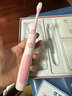 絲凱微（Jskywill） Jskywill絲凱微兒童電動(dòng)牙刷充電式聲波全自動(dòng)3-6-12歲寶寶 少女粉（牙刷頭*4+收納包) 曬單實(shí)拍圖