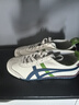 Onitsuka Tiger鬼塚虎經(jīng)典舒適復(fù)古MEXICO 66?男女款輕便百搭運動休閑鞋 米白色/藍色 37.5 曬單實拍圖