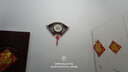 北極星（POLARIS）掛鐘新中式創(chuàng)意簡(jiǎn)約時(shí)尚中國(guó)結(jié)時(shí)鐘13英寸客廳書(shū)房鐘表68*32cm 曬單實(shí)拍圖