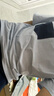京東京造10A抗菌純棉睡衣男短袖套裝25春夏情侶家居服藍(lán)XL 曬單實(shí)拍圖