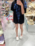 美式復(fù)古蝴蝶結(jié)潮流短袖T恤女2025新款夏季寬松設(shè)計感半袖上衣服 黑色 M 曬單實拍圖