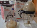 世喜鴨嘴奶瓶6-12個月以上一杯三用ppsu仿母乳300ml帶重力球手柄 曬單實拍圖