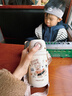 WCZ日本寶寶保溫杯直飲吸管杯幼兒園喝水杯一歲以上兒童杯子 小棕熊【帶直通吸嘴+背帶】 450ml 曬單實拍圖