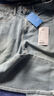森馬（Semir）牛仔褲男復(fù)古做舊水洗涼感錐形褲子2025夏季長褲百搭109325124101 曬單實拍圖