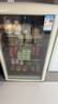 優(yōu)諾128L冰吧飲料小冰箱一級能效透明玻璃門迷你化妝品冰吧小型家用宿舍辦公室電競冷藏保鮮飲料柜 【性價比爆款】奶油白貓款 曬單實拍圖