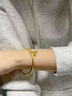 謝瑞麟黃金手鐲足金蓮蓬兩世歡手鐲手飾送女友老婆七夕節(jié)生日禮物計價 足金蓮蓬兩世歡手鐲54圈口約5.2克 曬單實(shí)拍圖