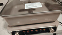 美的（Midea）電火鍋火鍋專用鍋多功能鍋料理鍋分體式鴛鴦鍋烤肉鍋多功能一體電鍋0氟鈦陶電煮鍋HGS352866S 曬單實(shí)拍圖