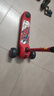 迪士尼（Disney）蜘蛛俠兒童滑板車男孩3-12歲閃光輪滑滑車重力轉(zhuǎn)向蜘蛛俠滑步車 曬單實(shí)拍圖