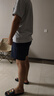 京東京造10A抗菌純棉睡衣男短袖套裝25春夏情侶家居服藍(lán)色M 曬單實(shí)拍圖