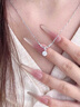 老鳳祥銀項(xiàng)鏈女2025新款吊墜生日七夕情人節(jié)禮物女朋友老婆紀(jì)念日銀首飾 紫藤花開(kāi)項(xiàng)鏈【品牌禮盒】 曬單實(shí)拍圖