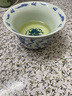 容山堂青花白瓷特大號(hào)三才蓋碗茶杯茶碗杯功夫茶具八寶茶蓋碗茶碗泡茶碗 影青八寶蓋碗-麒麟獻(xiàn)瑞300ml 曬單實(shí)拍圖