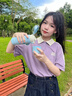 PLPC蛋仔派對兒童保溫杯3-6歲小學(xué)生上學(xué)專用316L不銹鋼吸管水杯壺子 蛋小藍 380ml （吸管+直飲） 曬單實拍圖