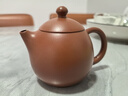 百年利永宜興紫砂壺純?nèi)止ぴV朱泥龍蛋壺功夫茶具泡茶壺家用90ml 曬單實拍圖