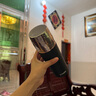 虎牌（TIGER）香港直郵純鈦保溫杯男女士輕奢高端茶杯便攜茶水分離泡茶水杯送禮 水晶黑500ml 曬單實(shí)拍圖