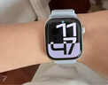 Apple/蘋果 Watch Series 10 智能手表GPS款46毫米銀色鋁金屬表殼青云色回環(huán)式運動表帶MX243CH/B 曬單實拍圖