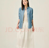 beanpole【新品】濱波 2025春夏女士商務(wù)全棉長(cháng)袖潮酷牛仔襯衫 藍色 S 160/84A 曬單實(shí)拍圖