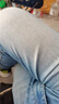Levi's李維斯冰酷系列男士502合體錐形簡約時(shí)尚經(jīng)典低腰牛仔褲 曬單實(shí)拍圖