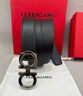菲拉格慕（Ferragamo）腰帶男士商務(wù)雙面皮帶牛皮 3.5CM寬可裁剪 七夕節(jié)送男友禮物禮盒 679710 686671 黑啡雙面/銀扣 110 曬單實(shí)拍圖