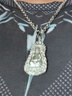 夢(mèng)至尊 999足銀觀音項(xiàng)鏈吊墜 佛像掛墜男士寶寶銀飾品 18-19克 高5*2.5厘米 單吊墜 曬單實(shí)拍圖