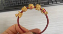 周生生七夕 招財貔貅黃金轉(zhuǎn)運珠 足金Charme寶貝金幣串珠 95504C定價 曬單實拍圖