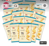 格力高（Glico）小圓餅系列餅干休閑零食下午茶點(diǎn)心辦公室早餐 牛奶海鹽味15g*18袋 270g 曬單實(shí)拍圖