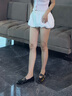 康莉豹紋平底瑪麗珍鞋女25年夏季新款雙條帶法式淺口芭蕾舞鞋單鞋 甜酷黑 35 (225mm) 曬單實(shí)拍圖