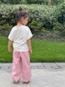 巴帝巴帝夏季嬰幼兒童防蚊褲純棉運(yùn)動長褲男女寶寶童裝  圓圓小兔 120 曬單實拍圖
