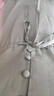 德瑪納【輕享環(huán)保醋酸】夏季法式V領(lǐng)調(diào)節(jié)腰七分袖小個(gè)子A字女連衣裙 曬單實(shí)拍圖