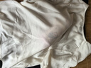 尚都比拉夏季時(shí)尚通勤風(fēng)套裝泡泡袖壓褶V領(lǐng)上衣高腰A字裙兩件套 杏撞黑 L 曬單實(shí)拍圖