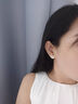 KRISTEN JUDI不對(duì)稱花朵耳環(huán)女銀針新款耳釘精致甜美高級(jí)感微鑲耳飾送女友禮物 實(shí)用紀(jì)念日情人節(jié)異地戀浪漫禮盒 金色森系輕奢耳環(huán)送老婆實(shí)用禮物 曬單實(shí)拍圖