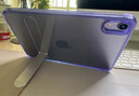 億色【透亮不發(fā)黃】iPad mini7/6保護(hù)殼蘋(píng)果A17Pro芯片8.3英寸平板保護(hù)套全包防摔抗彎輕薄簡(jiǎn)約支架殼 升級(jí)支架殼【紫邊剔透白】橫豎兩用 iPad mini 6/7通用 曬單實(shí)拍圖